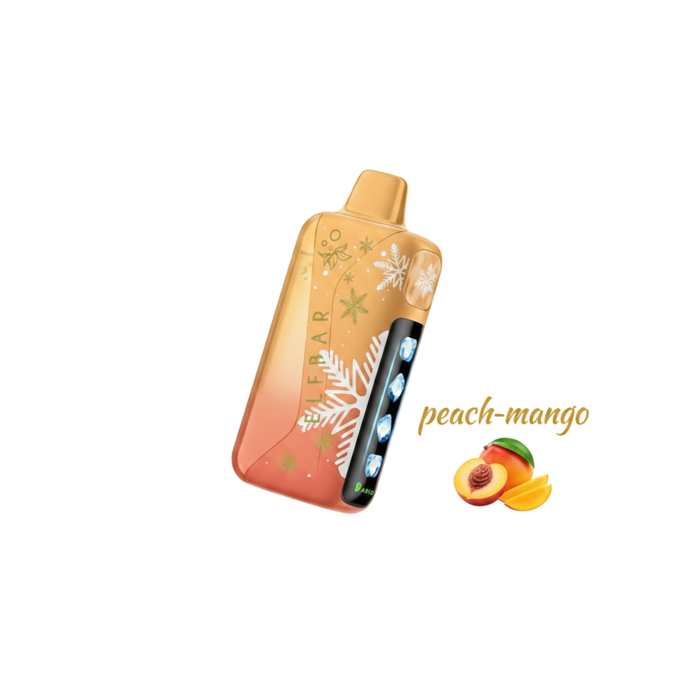 ELFBAR Ice King Pro 40000 Puffs 50mg Nicotine Ice control disposable vape in the UAE 15 ELFBAR Ice King Pro 40000 Puffs 50mg Nicotine Ice control disposable vape in the UAE peach-mango premium transparent