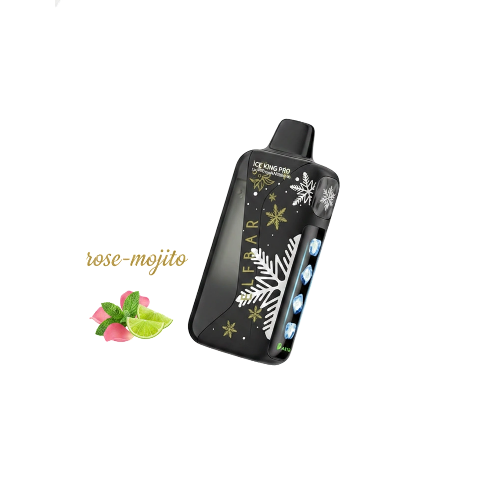 ELFBAR Ice King Pro 40000 Puffs 50mg Nicotine Ice control disposable vape in the UAE 16 ELFBAR Ice King Pro 40000 Puffs 50mg Nicotine Ice control disposable vape in the UAE rose-mojito premium transparent