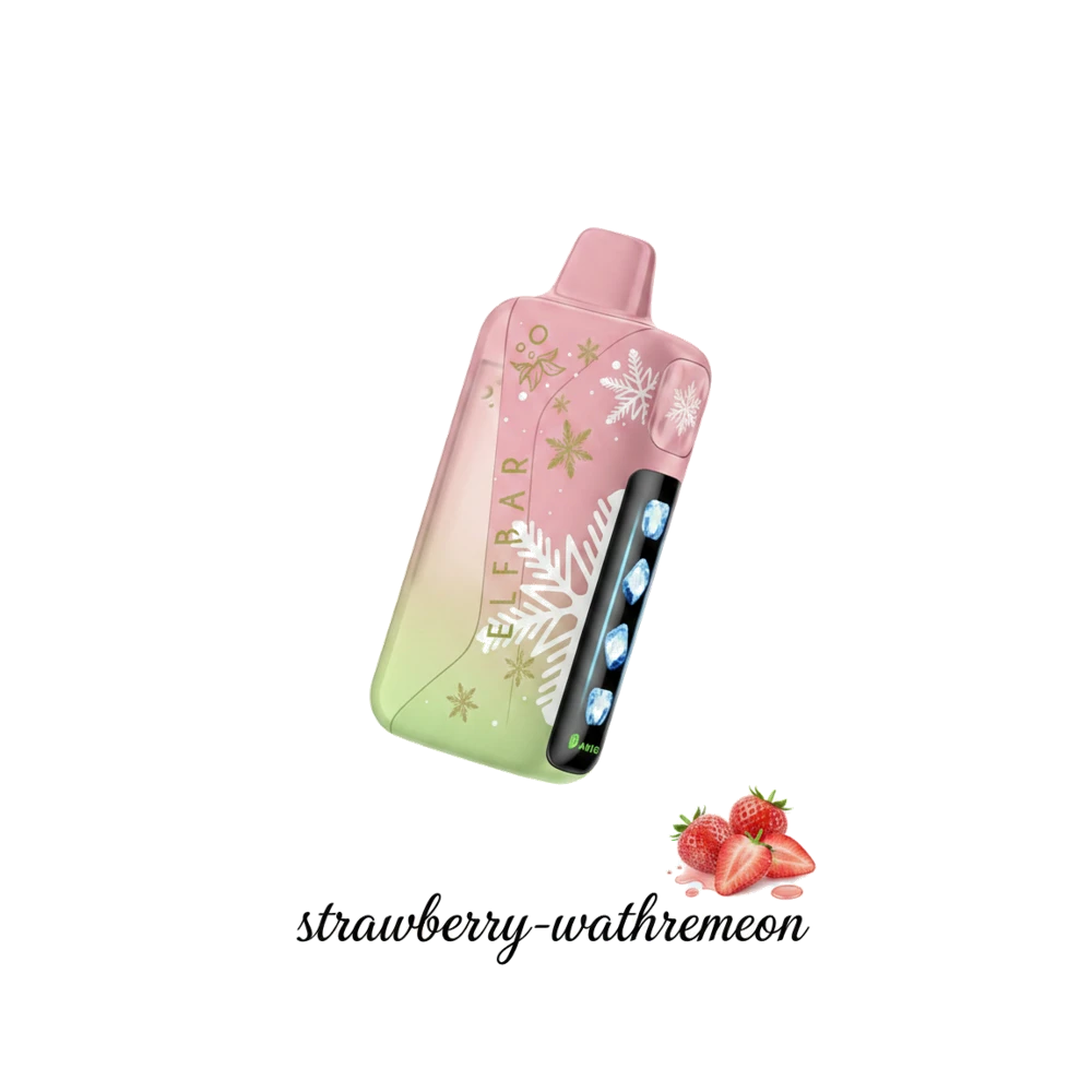 ELFBAR Ice King Pro 40000 Puffs 50mg Nicotine Ice control disposable vape in the UAE 19 ELFBAR Ice King Pro 40000 Puffs 50mg Nicotine Ice control disposable vape in the UAE strawberry-watermelon premium transparent