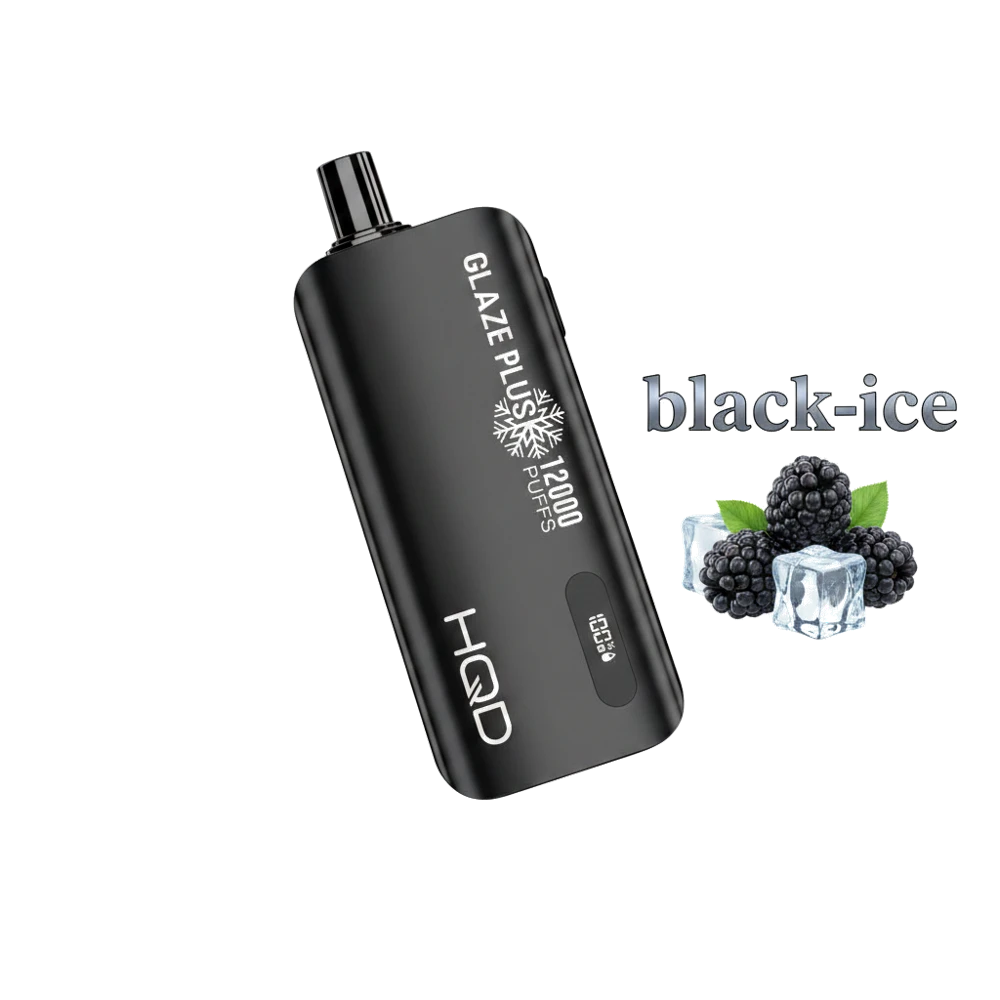 HQD Glaze Plus 12000Puffs Disposable Vape In UAE 2 HQD Glaze Plus 12000Puffs Disposable Vape In UAE black-ice premium transparent