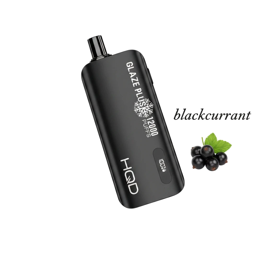 HQD Glaze Plus 12000Puffs Disposable Vape In UAE 3 HQD Glaze Plus 12000Puffs Disposable Vape In UAE blackcurrant premium transparent