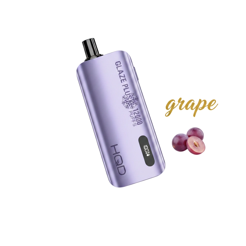 HQD Glaze Plus 12000Puffs Disposable Vape In UAE 6 HQD Glaze Plus 12000Puffs Disposable Vape In UAE grape premium transparent