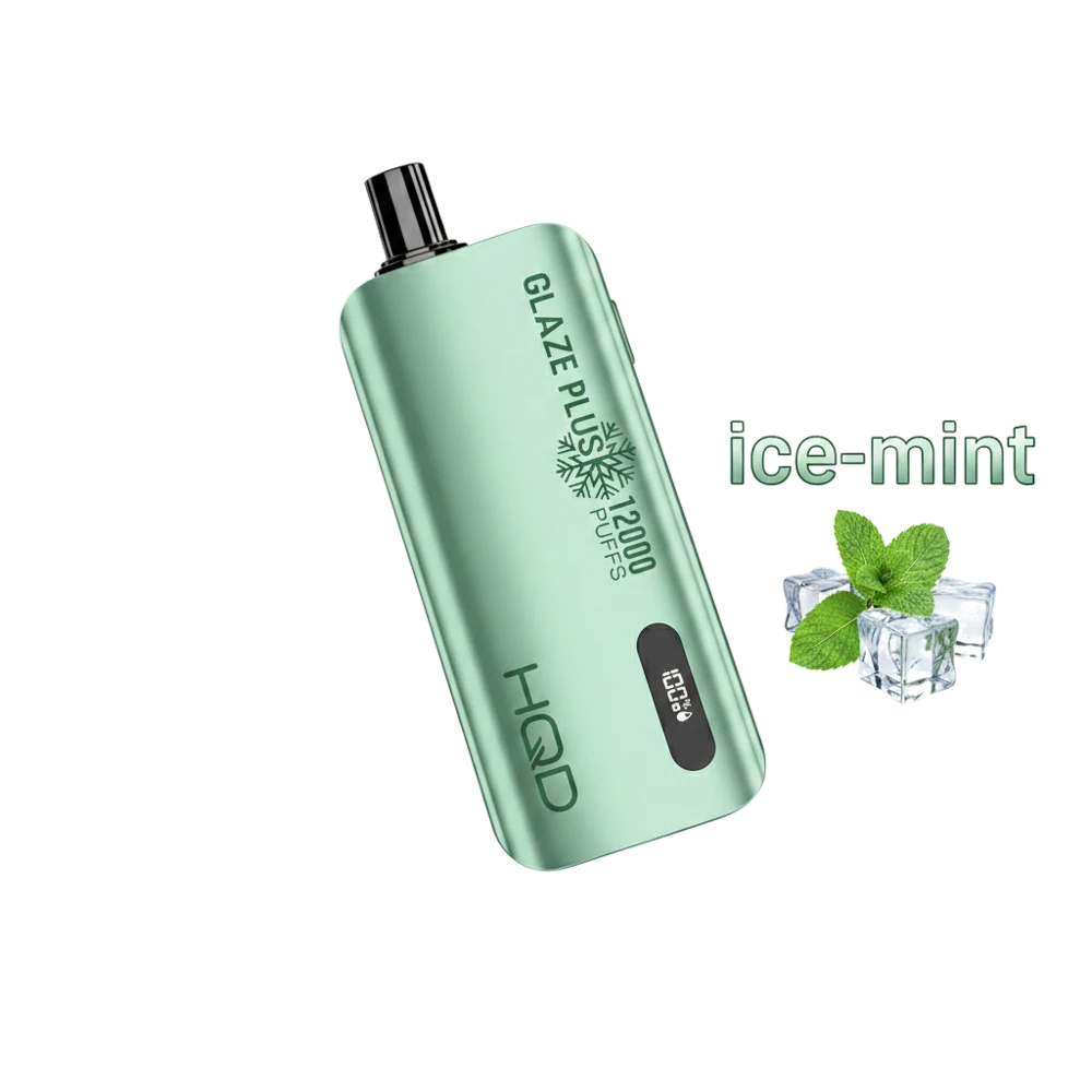 HQD Glaze Plus 12000Puffs Disposable Vape In UAE 7 HQD Glaze Plus 12000Puffs Disposable Vape In UAE ice-mint premium transparent