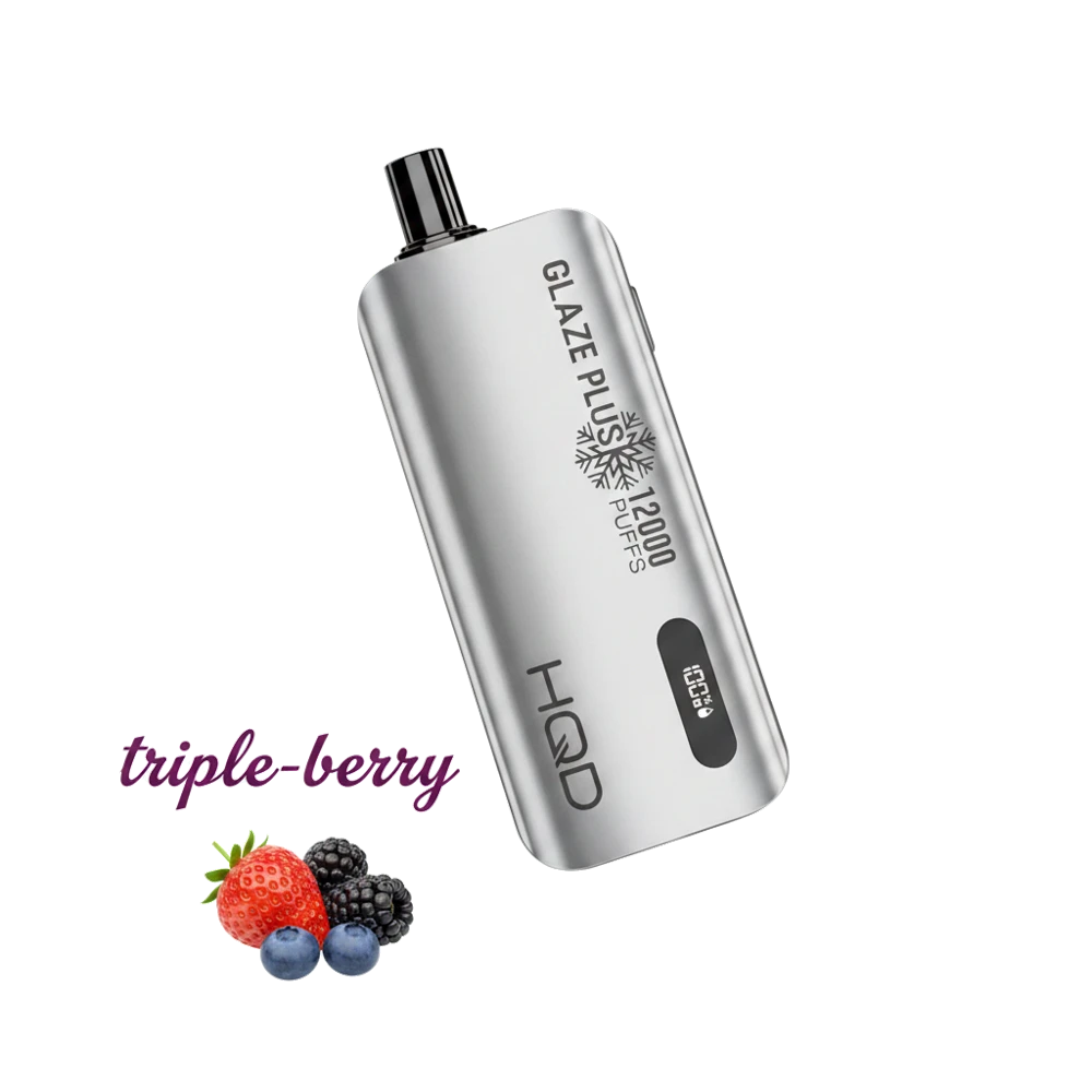 HQD Glaze Plus 12000Puffs Disposable Vape In UAE 11 HQD Glaze Plus 12000Puffs Disposable Vape In UAE triple-berry premium transparent