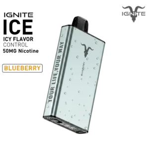 vape shop dubai 65 Ignite Ice 40000 Puffs Disposable Vape Icy Flavor Control In The UAE premium transparent 45 deg