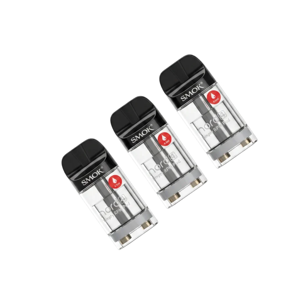 SMOK Nord 4 Empty Pod Cartridge 4.5ml (3pcs/pack) In UAE premium posed transparent perfect Vozol quality