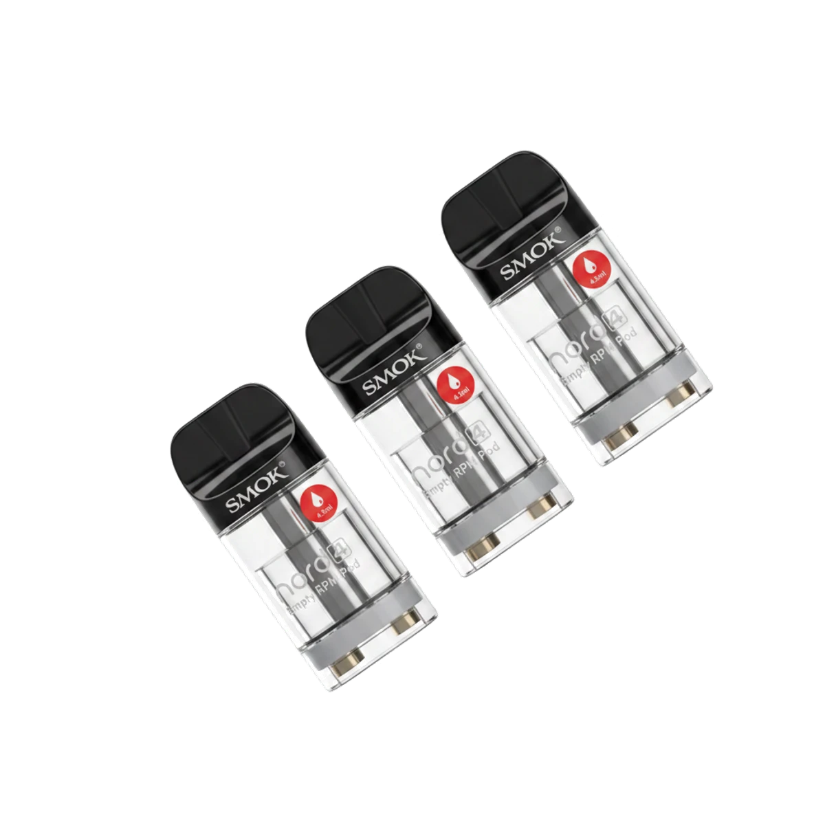 SMOK Nord 4 Empty Pod Cartridge 4.5ml (3pcs/pack) In UAE 1 SMOK Nord 4 Empty Pod Cartridge 4.5ml (3pcs/pack) In UAE premium posed transparent perfect Vozol quality