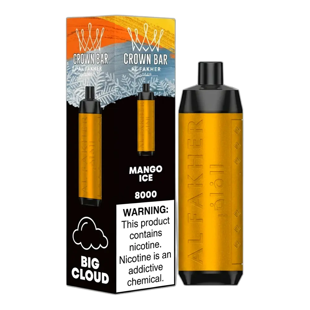 AL FAKHER CROWN BAR 8000 PUFFS Dubai premium transparent