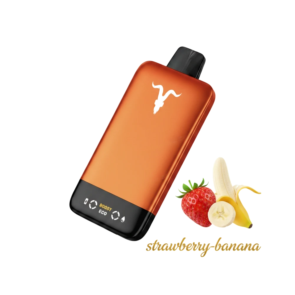 IGNITE V155 15500 puff Vape Ultra Slim Pod Kit 6 IGNITE V155 15500puffs Disposable Vape Ultra Slim Pod Kit in the UAE strawberry-banana premium transparent