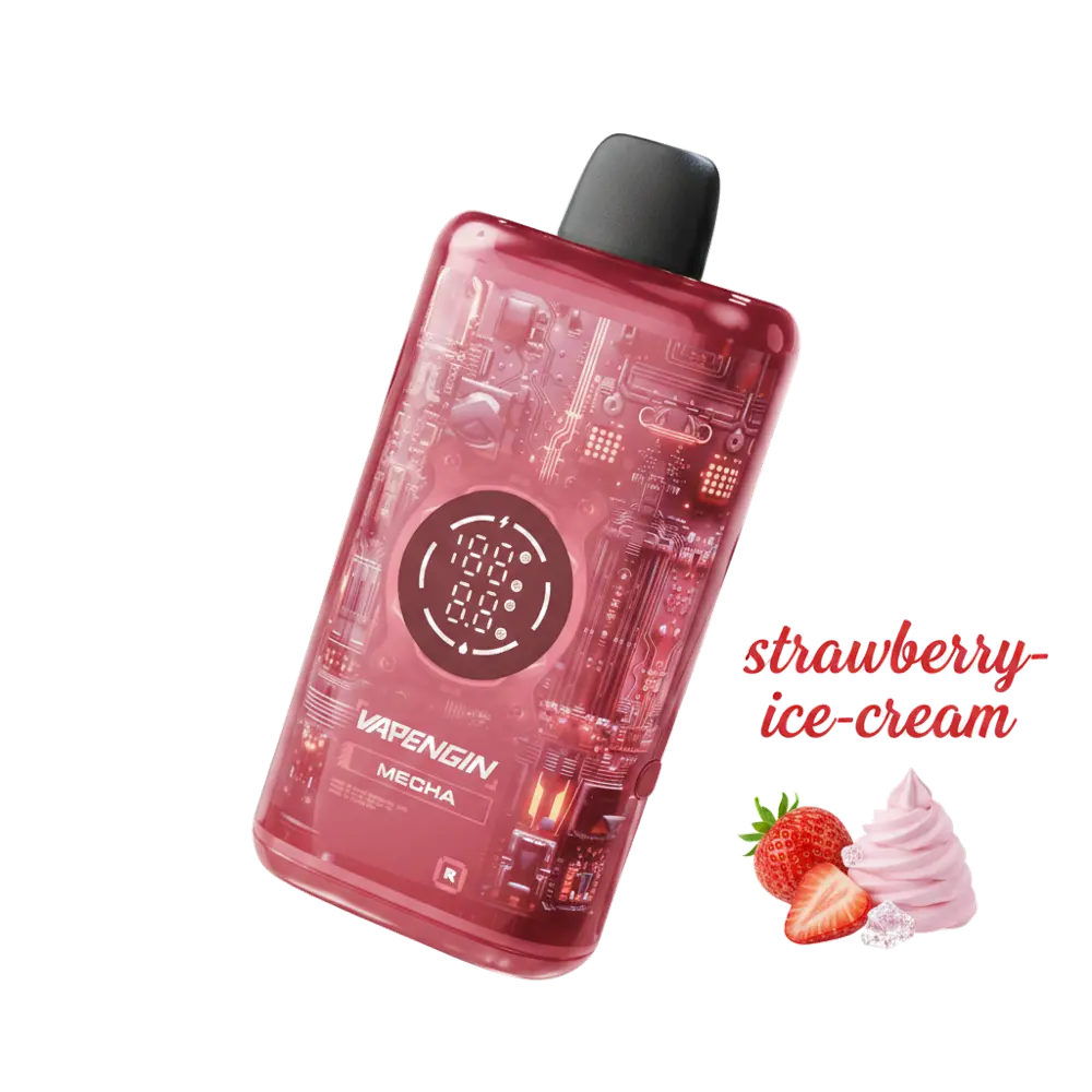VAPENGIN Meacha 50000 Puffs Disposable Vape kit In UAE 5 VAPENGIN Meacha 50000 Puffs Disposable Vape kit In UAE strawberry-ice-cream premium transparent