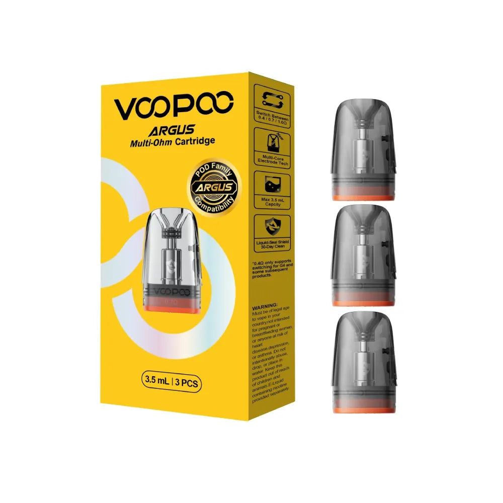 VOOPOO ARGUS Multi Ohm Cartridge 2ml/3.5 ML In UAE VOOPOO ARGUS Multi Ohm Cartridge 2ml/3.5 ML In UAE