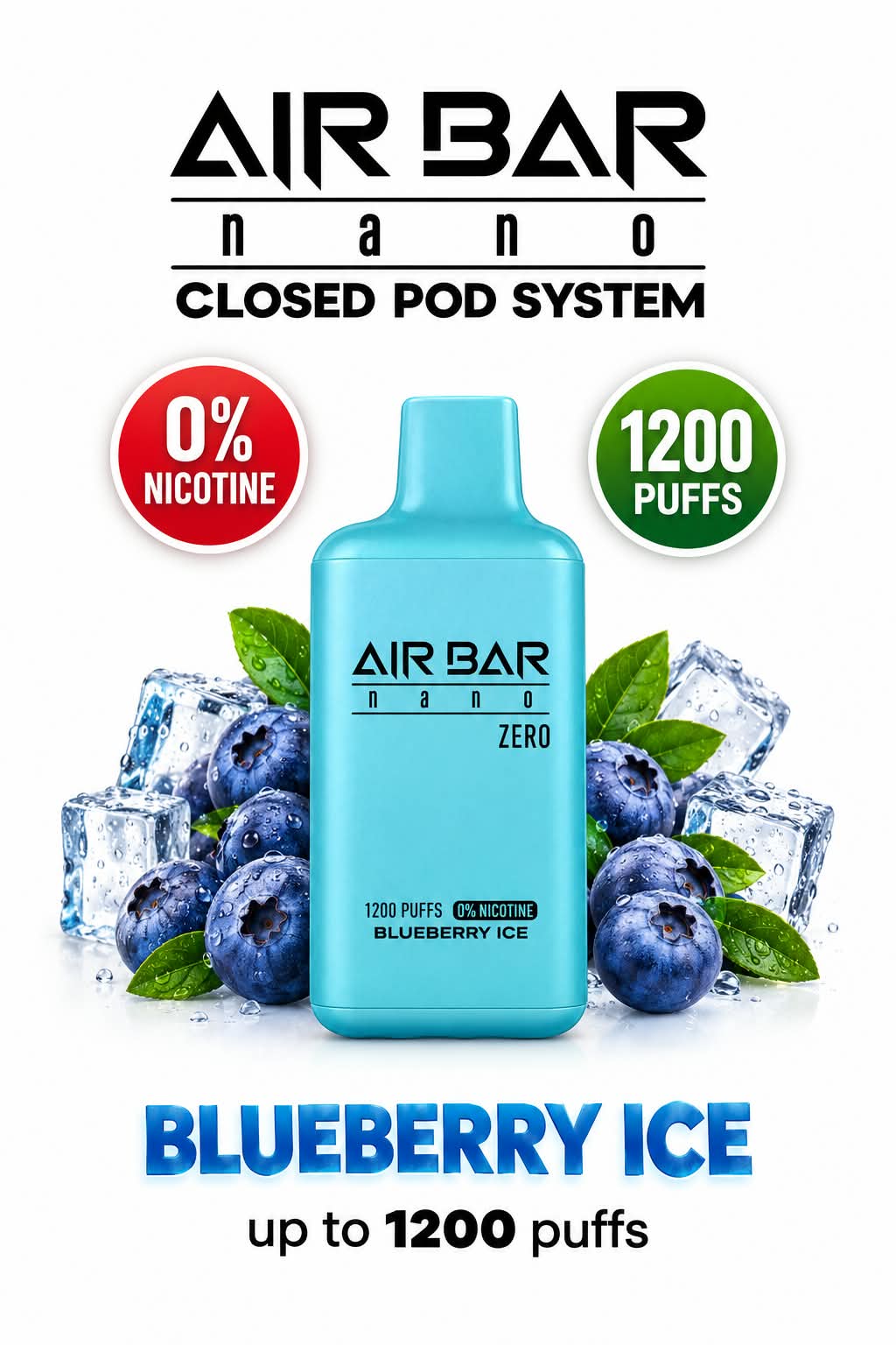 AIRBAR NANO ZERO 1200 Puffs Zero nicotine Disposable Vape In UAE AIRBAR NANO ZERO 1200 Puffs Zero nicotine Disposable Vape In UAE