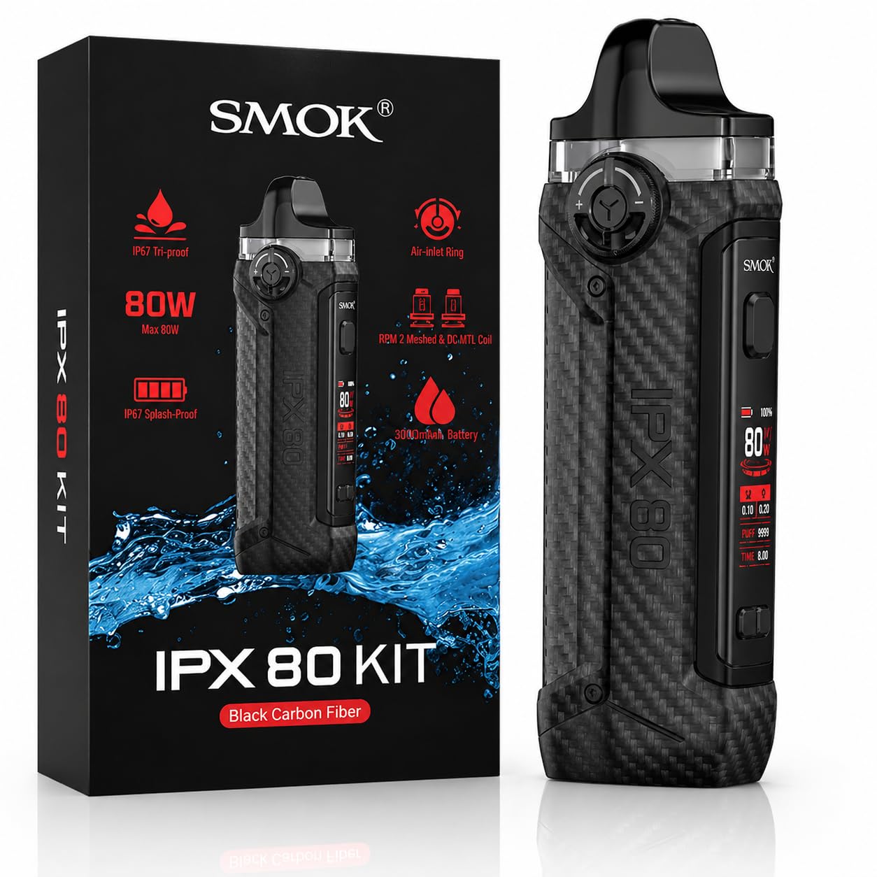 SMOK IPX80 Pod Mod Kit 80W 3000mAh In UAE SMOK IPX80 Pod Mod Kit 80W 3000mAh In UAE photo