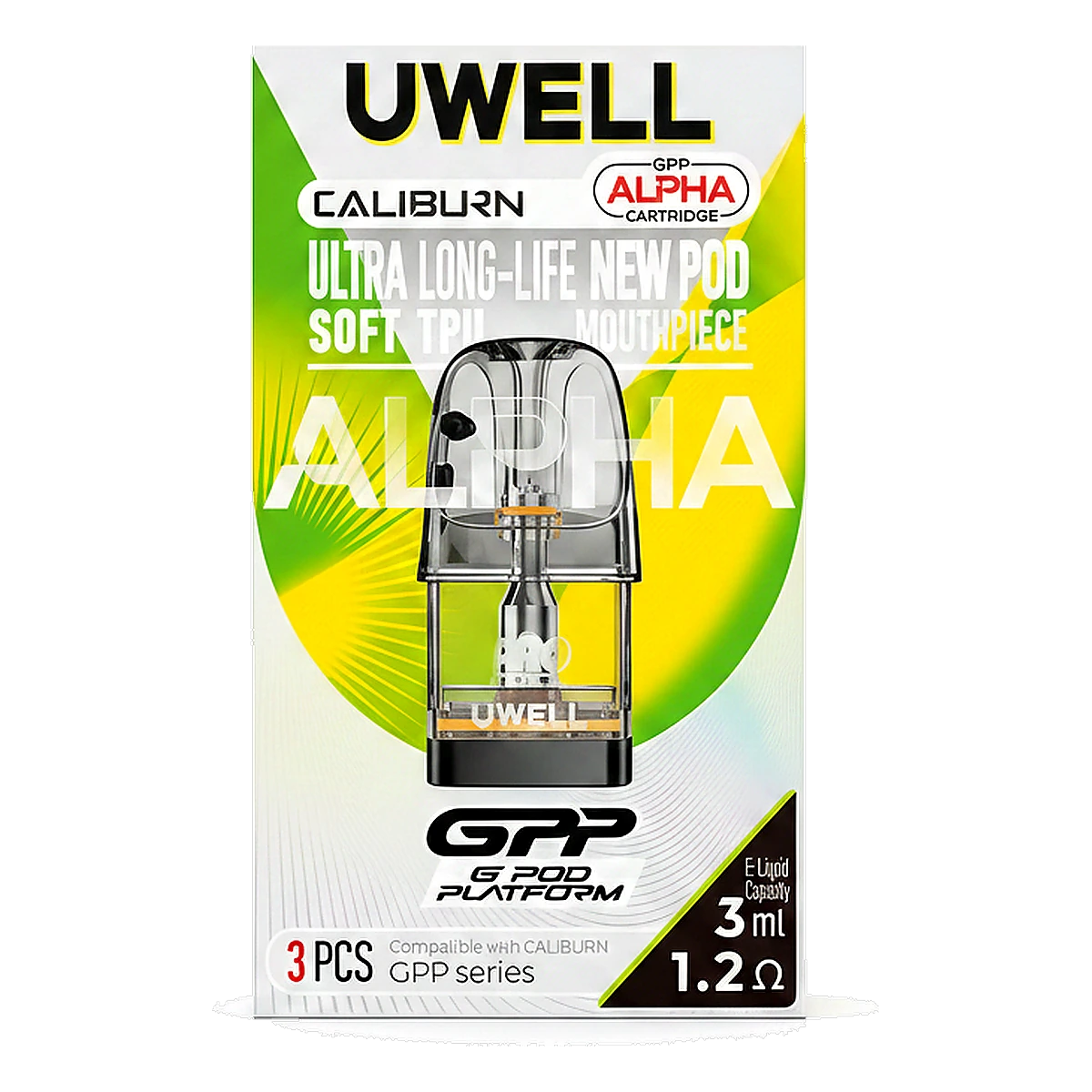 UWELL GPP ALPHA Pod Cartridge 3ml In UAE UWELL GPP ALPHA Pod Cartridge 3ml In UAE photo